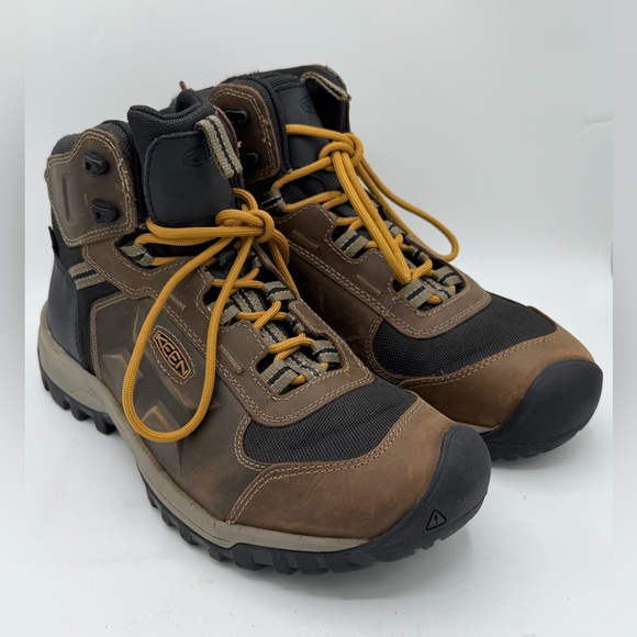 Keen Basin Ridge Waterproof Hiking Work Boot Leather Size 9 main image 15